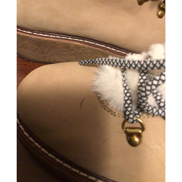 J.CREW LEATHER BOOT WITH RUBBER PLATFORM HEEL SZ 9 - Picture 9 of 12